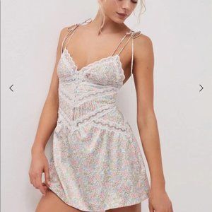 For Love and Lemons Farrah Slip Dress, size XL